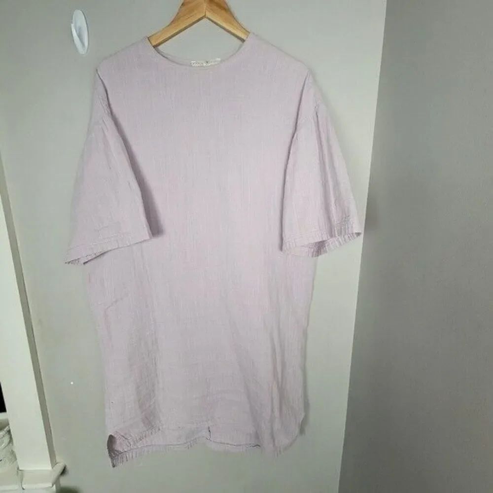 Mimu Maxi Lilac Cotton Gauze Drift Dress Small